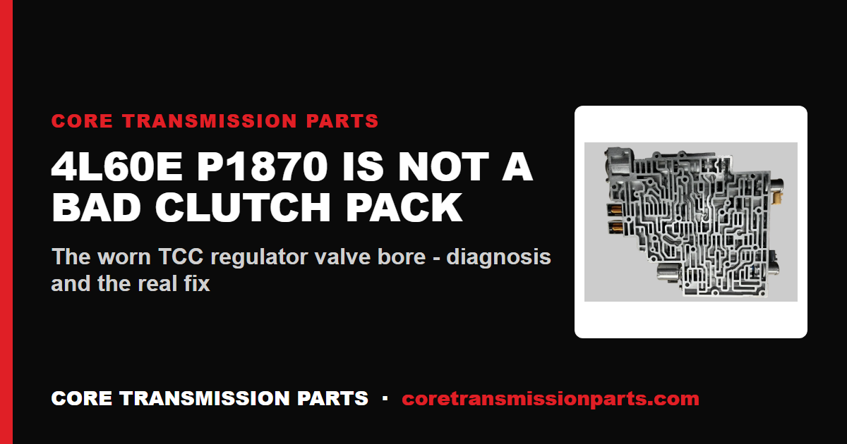 4L60E P1870 Transmission Component Slipping: Causes and the Real Fix