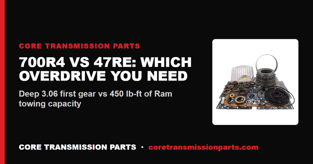 700R4 vs 47RE: Differences, Strength, and Which One You Actually Need