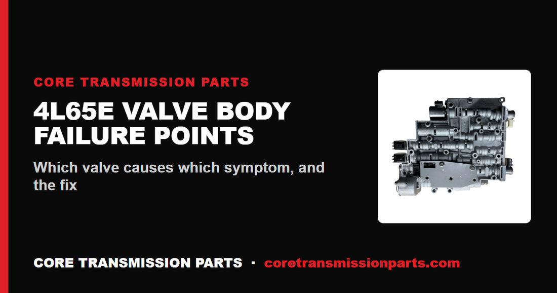 4L65E Valve Body Common Failure Points Explained