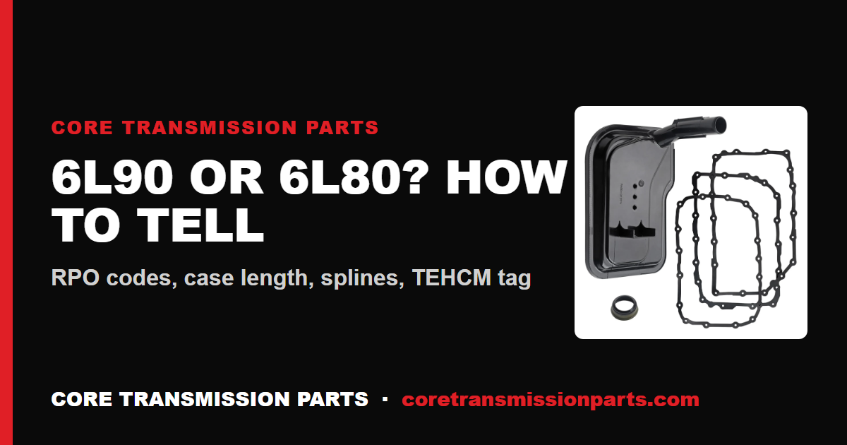 6L90 Interchange and Identification: How to Tell What You Have