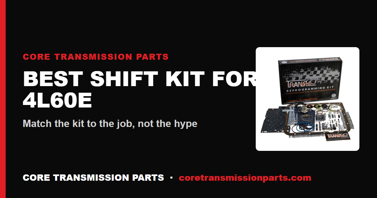 Best Shift Kit for 4L60E
