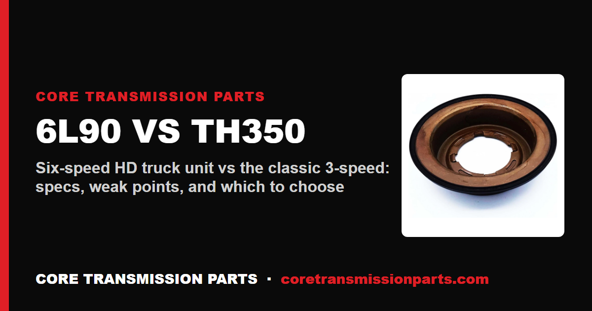 6L90 vs TH350: Differences, Specs, and Which One to Choose