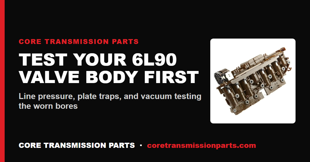 How to Test a 6L90 Valve Body Before You Replace It