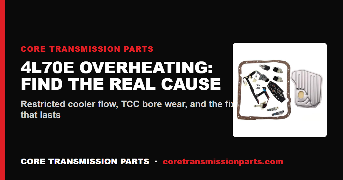 4L70E Overheating: Causes, Diagnosis, and the Real Fix