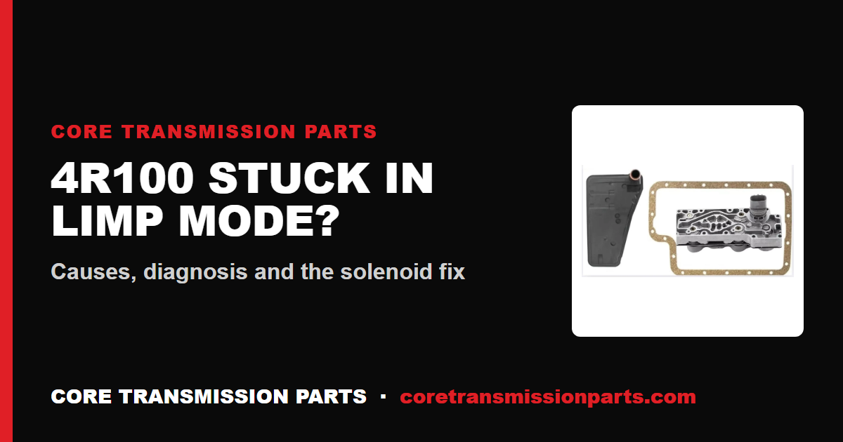 4R100 Stuck in Limp Mode: Causes, Diagnosis, and the Fix