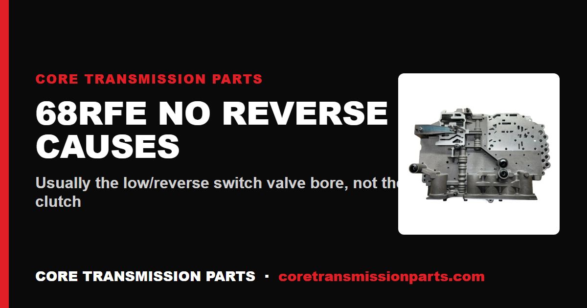 68RFE No Reverse Causes