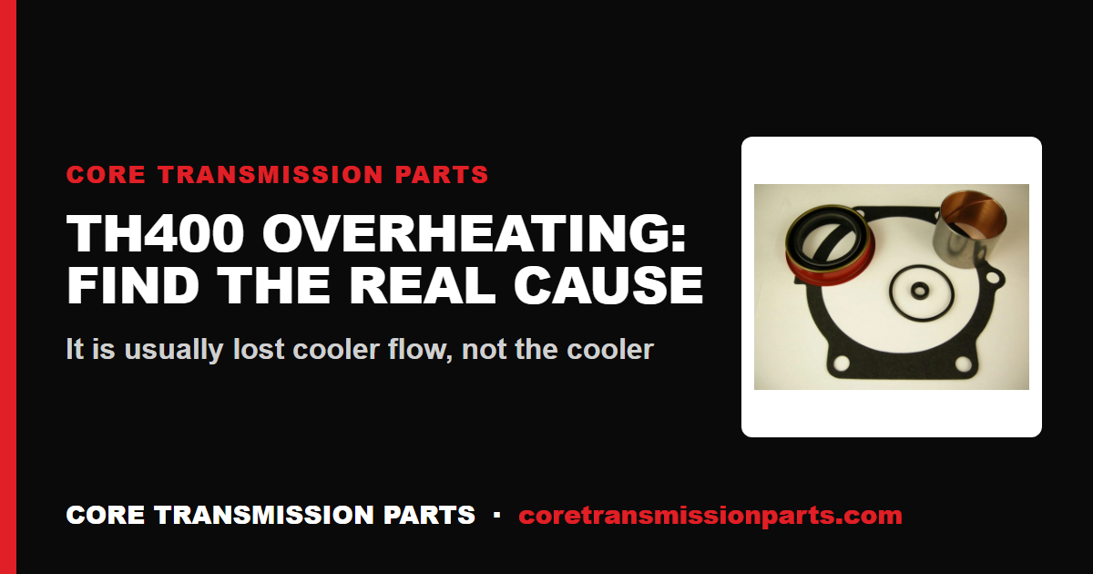 TH400 Overheating: Causes, Diagnosis Order and the Real Fix
