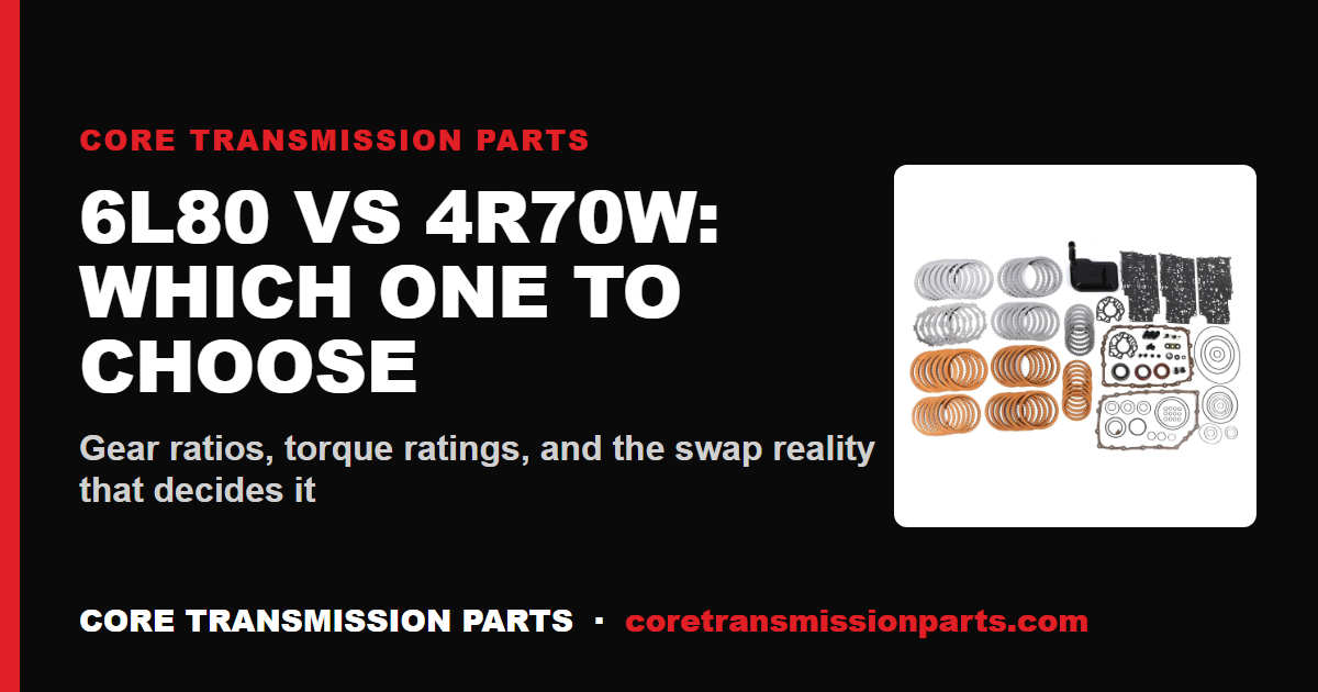 6L80 vs 4R70W: Differences and Which One to Choose