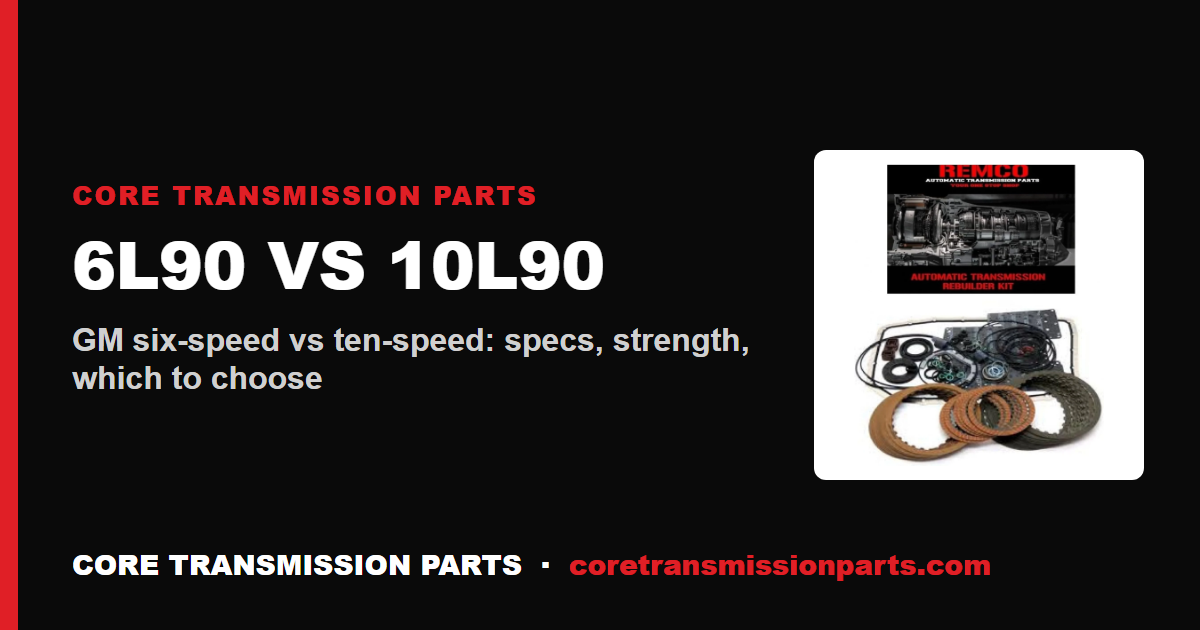 6L90 vs 10L90: Differences and Which One to Choose