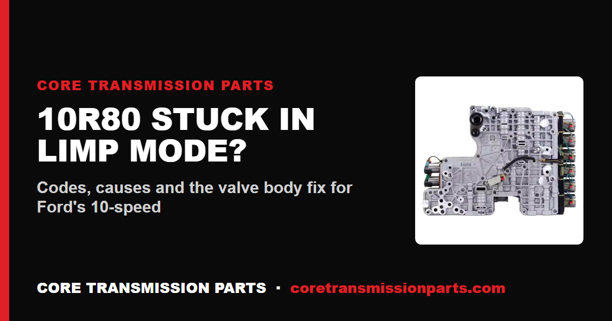 10R80 Stuck in Limp Mode: Causes, Diagnosis, and the Fix