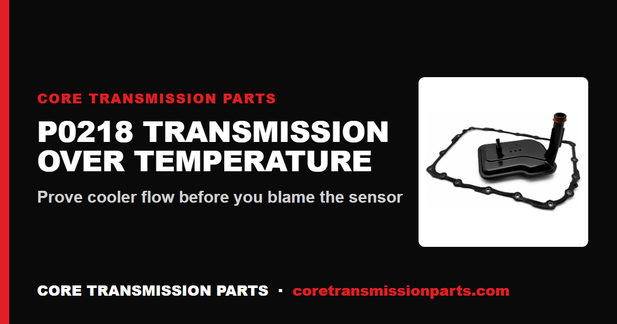 P0218 Transmission Fluid Over Temperature: Diagnosis, Causes, and the Real Fix
