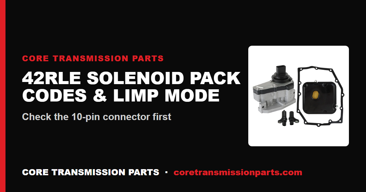 42RLE Solenoid Pack Symptoms, Codes, and the Real Fix