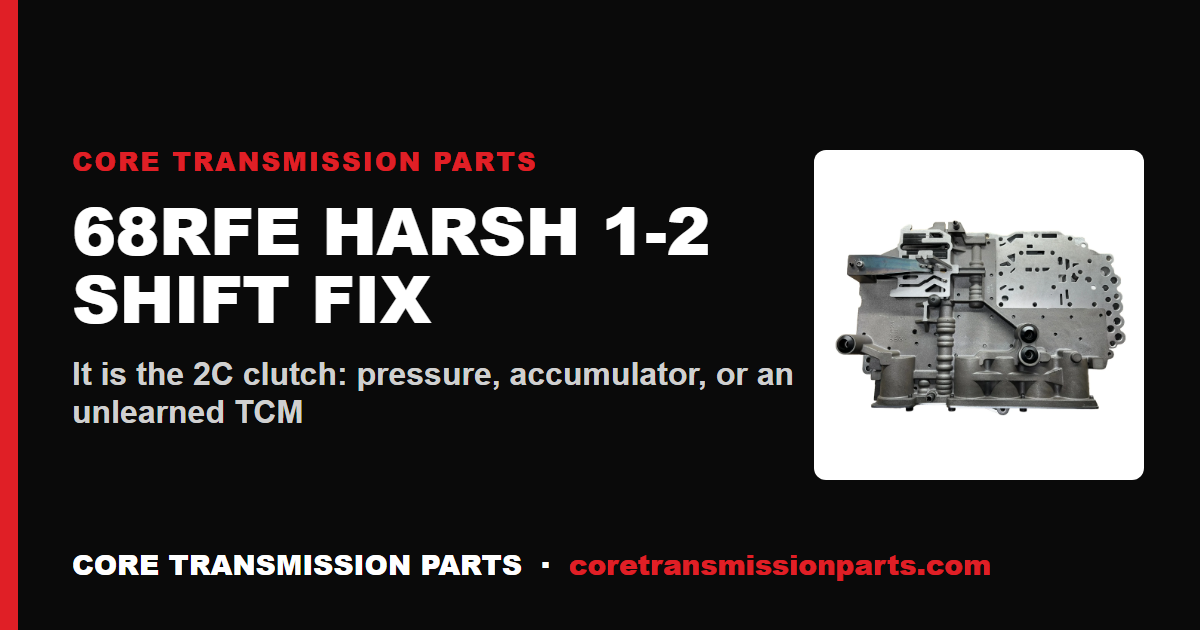 68RFE Harsh 1-2 Shift Fix