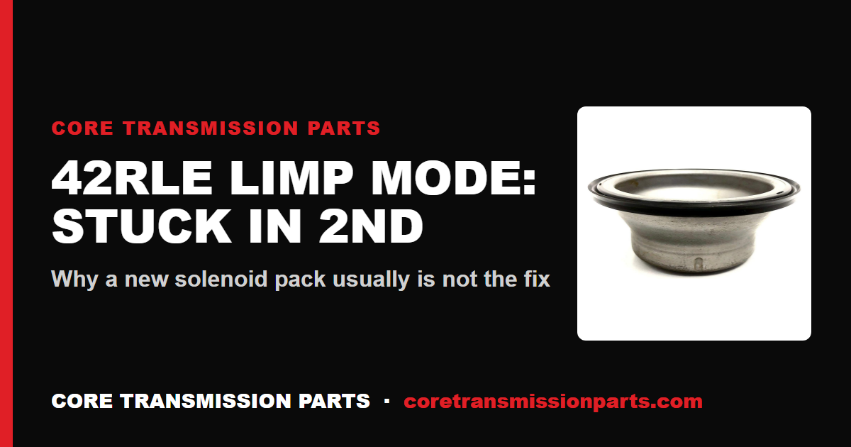 42RLE Limp Mode and Stuck in Second Gear: Diagnosis and the Real Fix