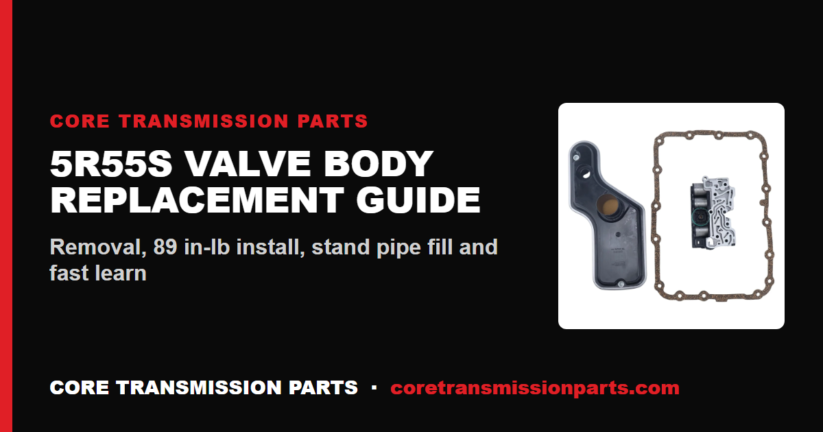 5R55S Valve Body Replacement: Step-by-Step Guide