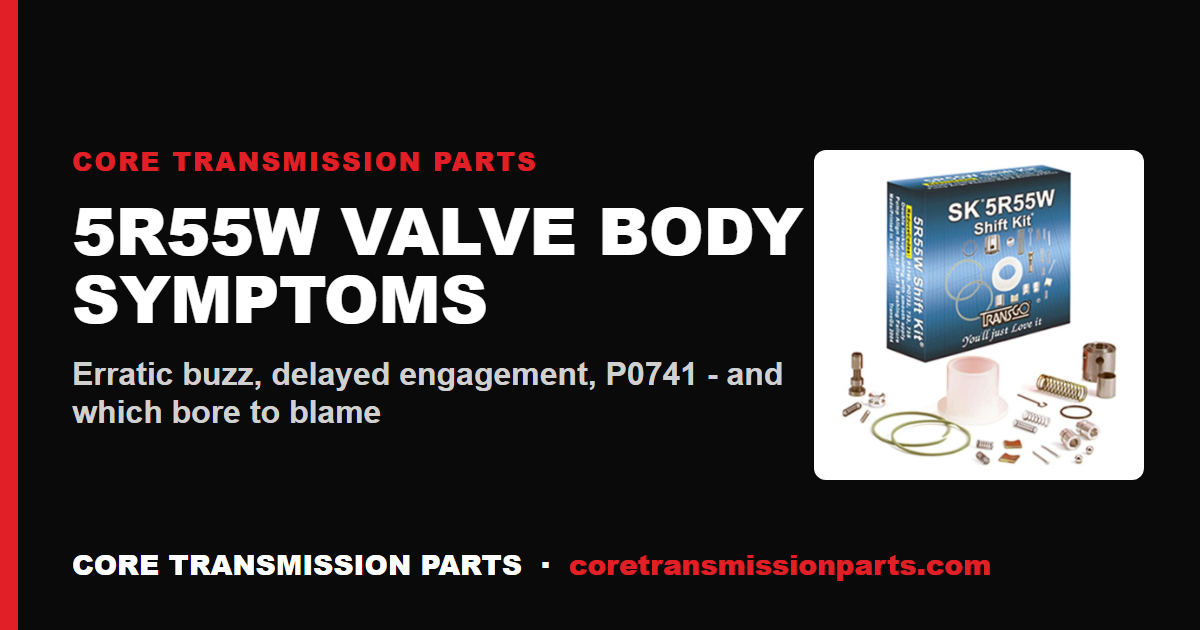 5R55W Valve Body Symptoms - How to Know Yours Is Failing