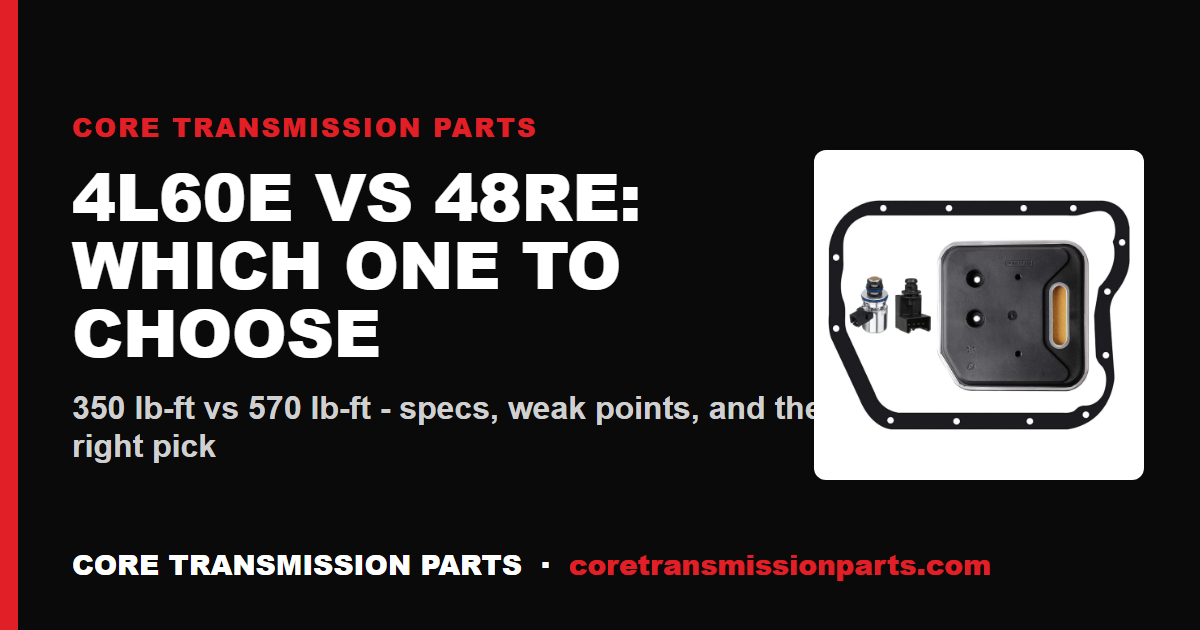 4L60E vs 48RE: Differences, Strength Limits, and Which One to Choose