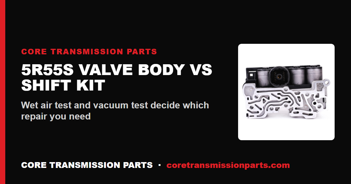 5R55S Valve Body vs Shift Kit: Which One Do You Actually Need?