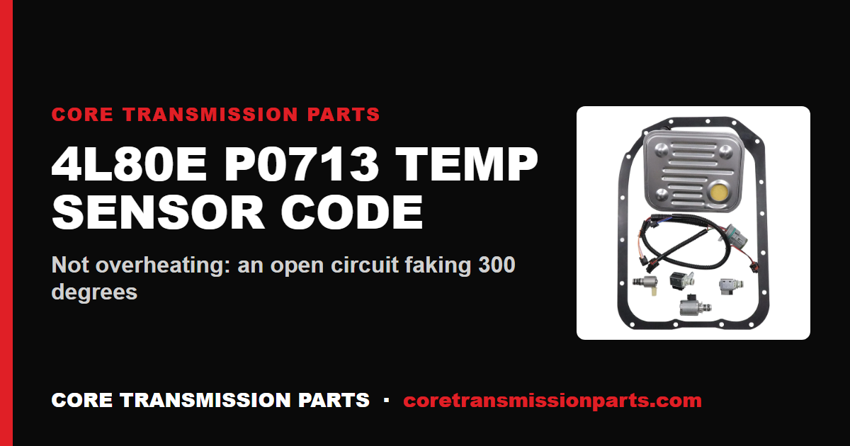 4L80E P0713: What It Means, Causes, and How to Fix It