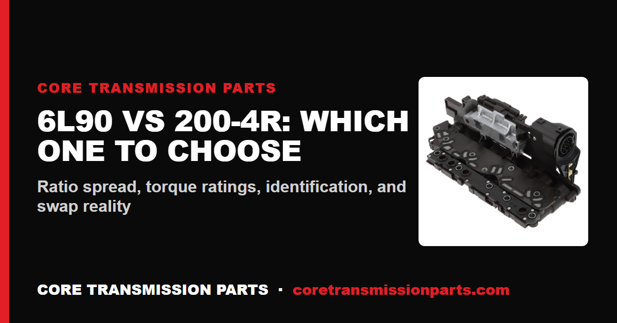 6L90 vs 200-4R: Differences and Which One to Choose