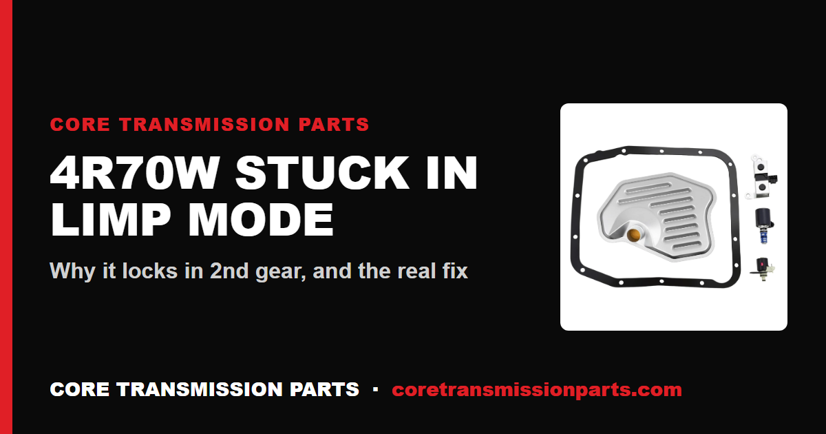 4R70W Stuck in Limp Mode: Causes, Diagnosis Order, and the Real Fix