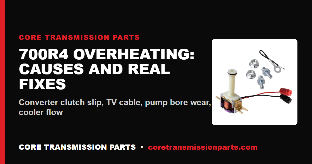 700R4 Overheating: Causes, Diagnosis, and the Real Fixes