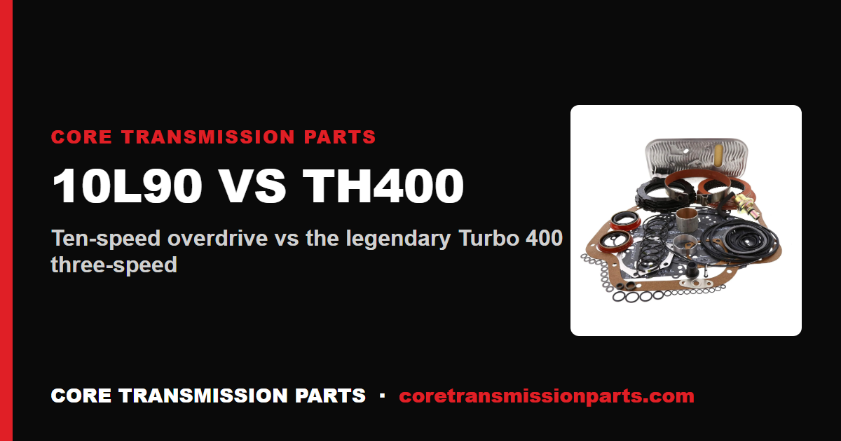 10L90 vs TH400: Differences, Strength, and Which One to Choose