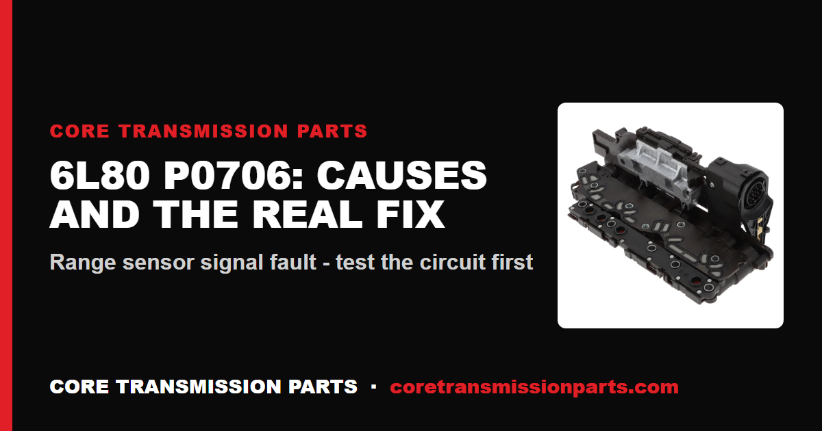 6L80 P0706: What It Means, Causes, and How to Fix It