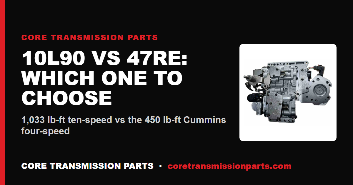10L90 vs 47RE: Differences, Strength, and Which One to Choose