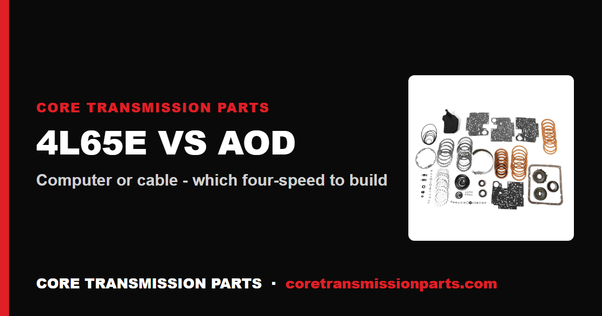 4L65E vs AOD: Differences and Which One to Choose