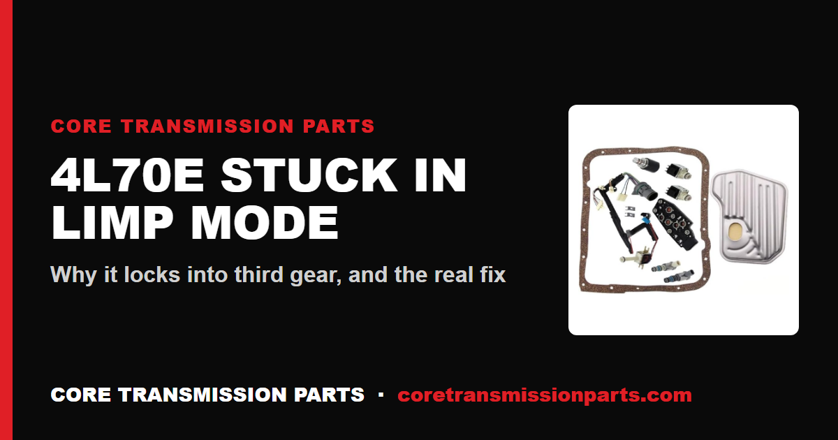 4L70E Stuck in Limp Mode: Why It Locks Into One Gear, and the Real Fix