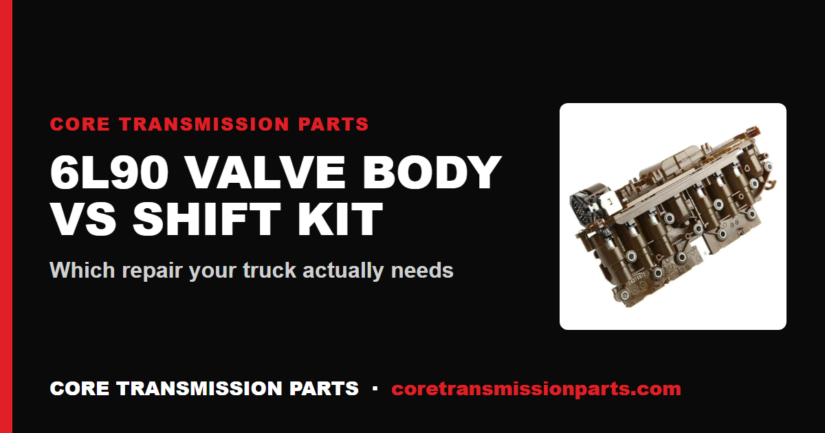 6L90 Valve Body vs Shift Kit - Which One Do You Actually Need?