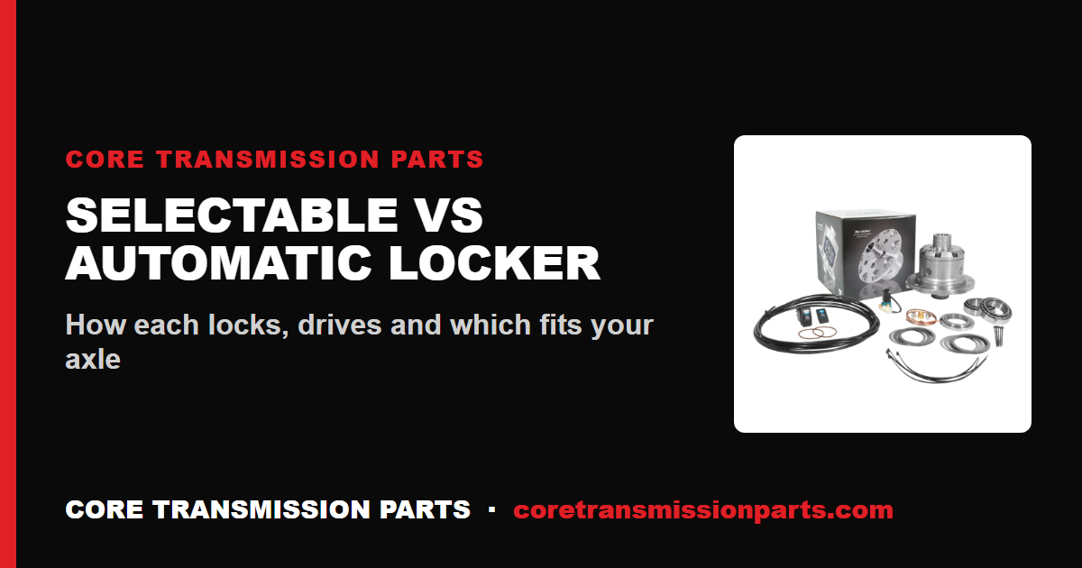 Selectable Locker vs Automatic Locker Explained