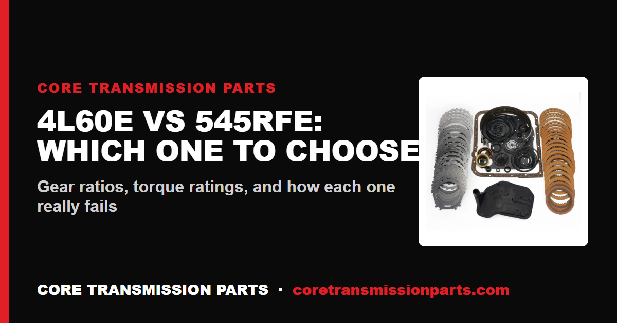 4L60E vs 545RFE: Differences, Strength, and Which One to Choose