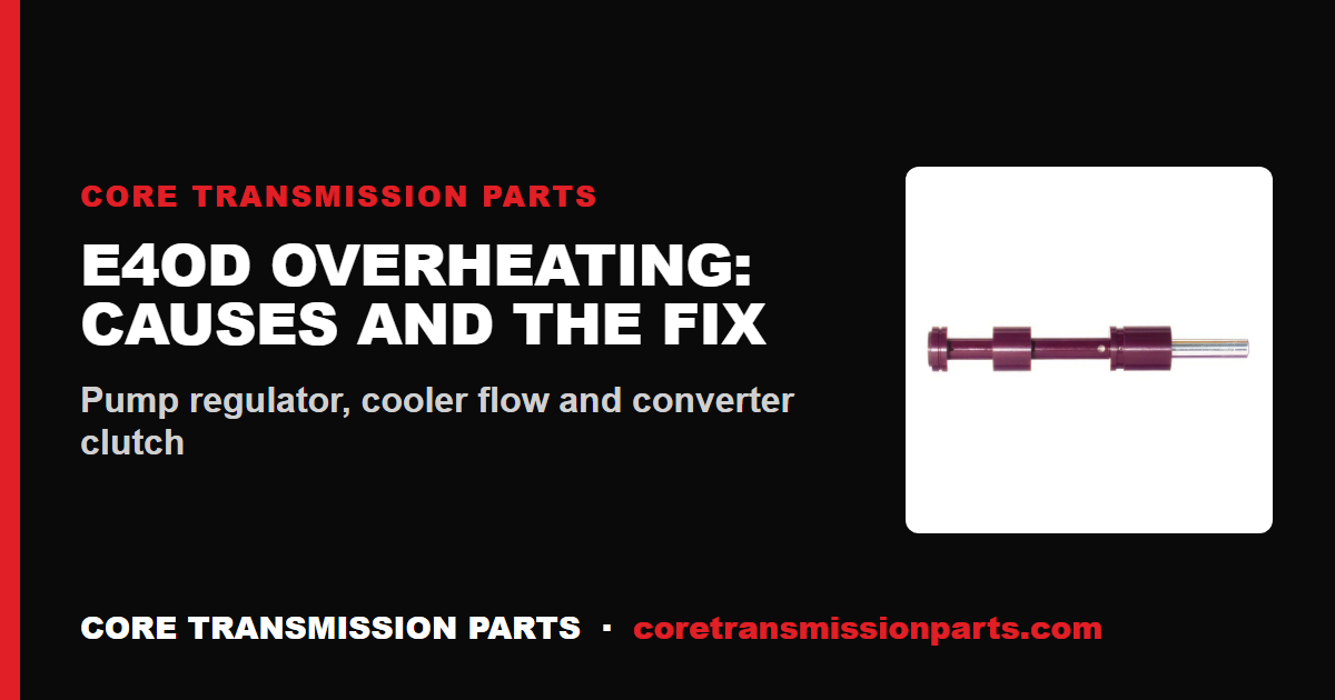 E4OD Overheating: Causes, Diagnosis, and the Fix