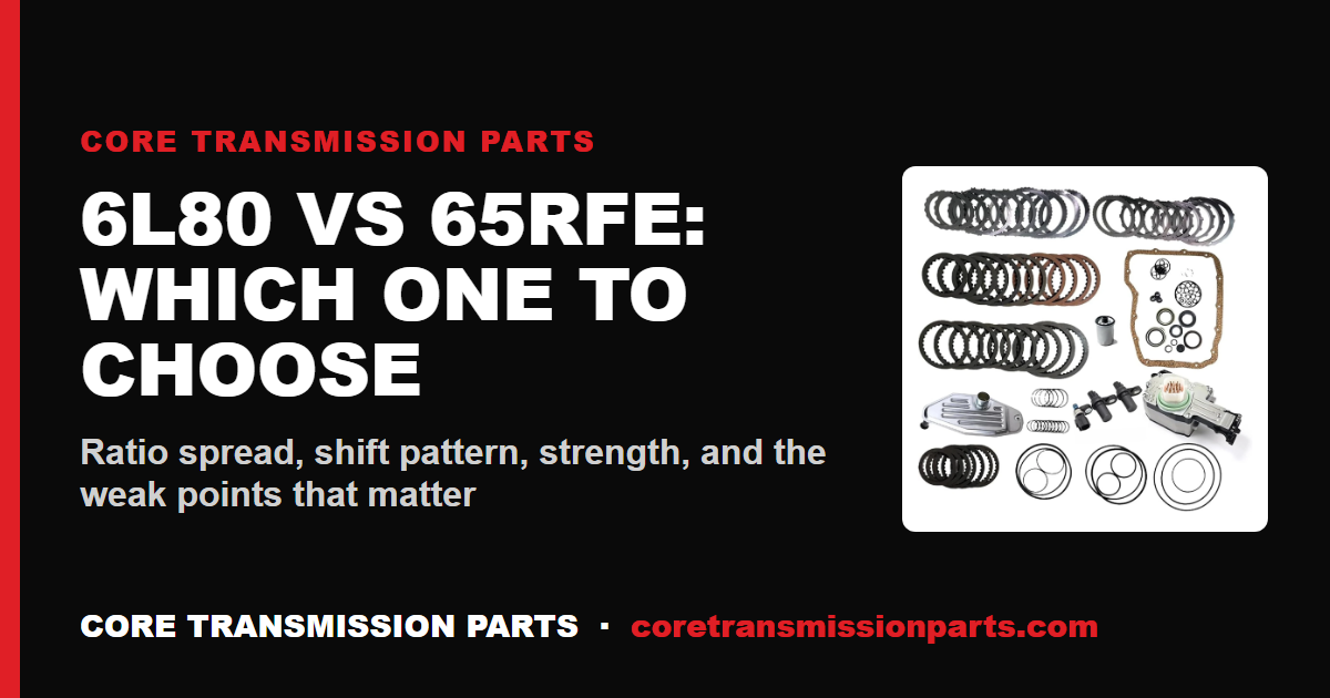 6L80 vs 65RFE: Differences and Which One to Choose