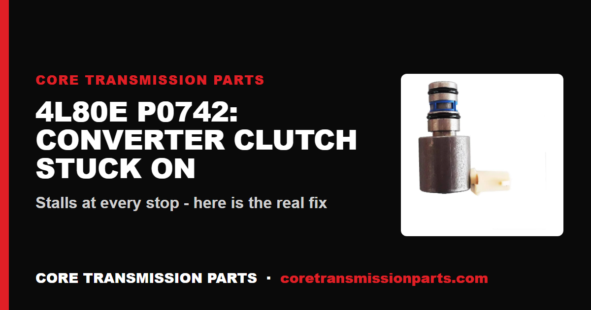 4L80E P0742: What It Means, Causes, and How to Fix It