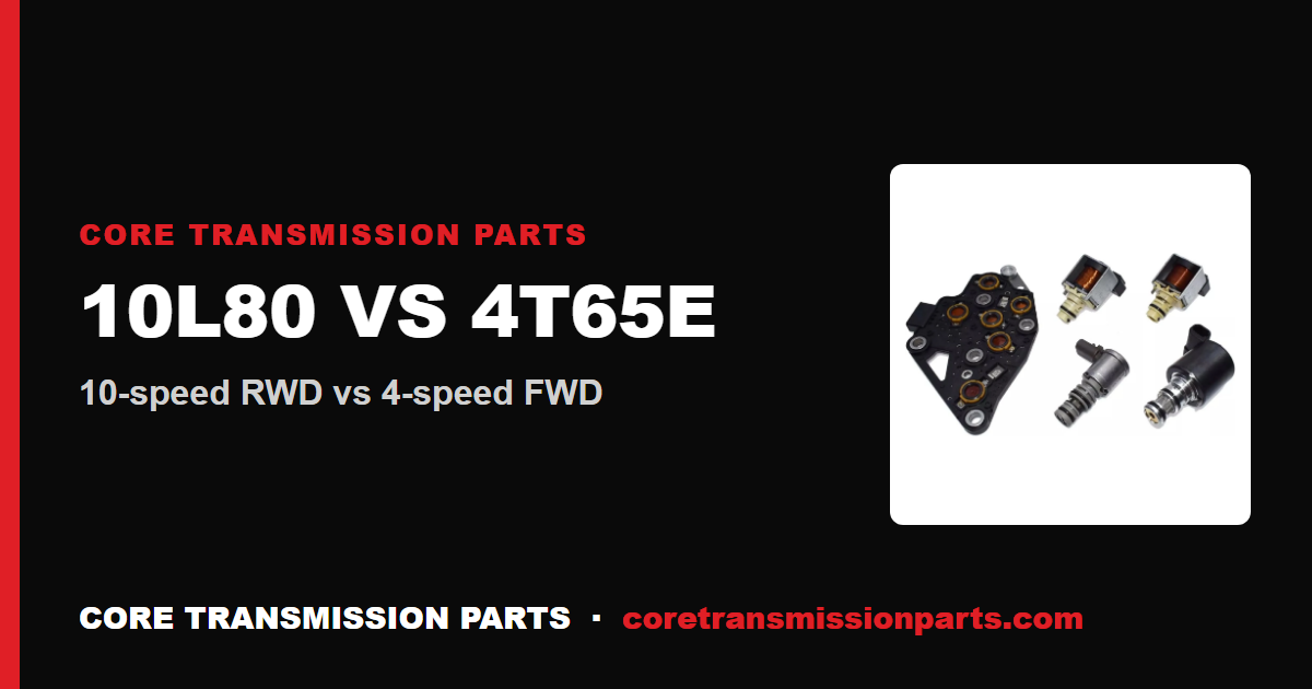 10L80 vs 4T65E: Differences, Strength, and Which One to Choose