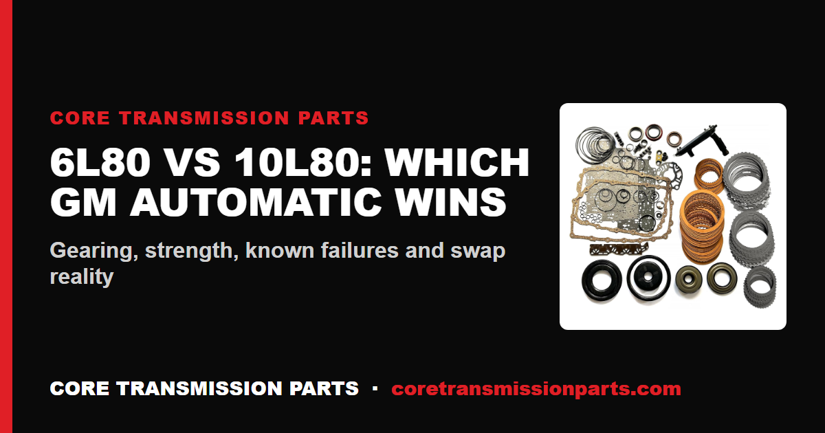 6L80 vs 10L80: Differences, Strength, and Swap Reality