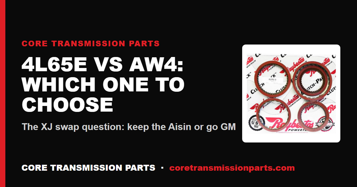 4L65E vs AW4: Differences and Which One to Choose
