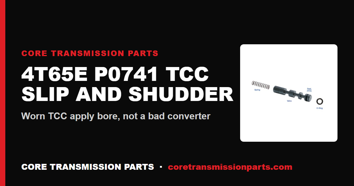 4T65E P0741 TCC Slip and Converter Shudder: Diagnosis and the Real Fix