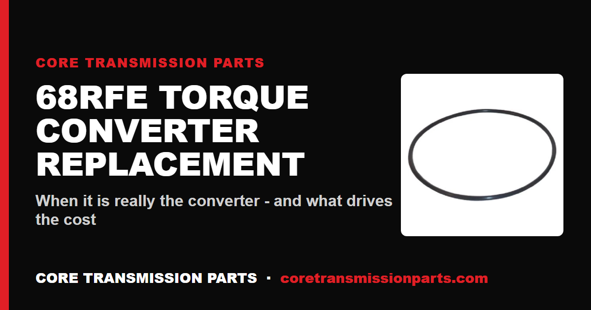 68RFE Torque Converter Replacement Cost and When to Do It