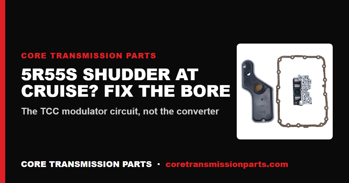 5R55S Torque Converter Shudder: Causes and the Real Fix