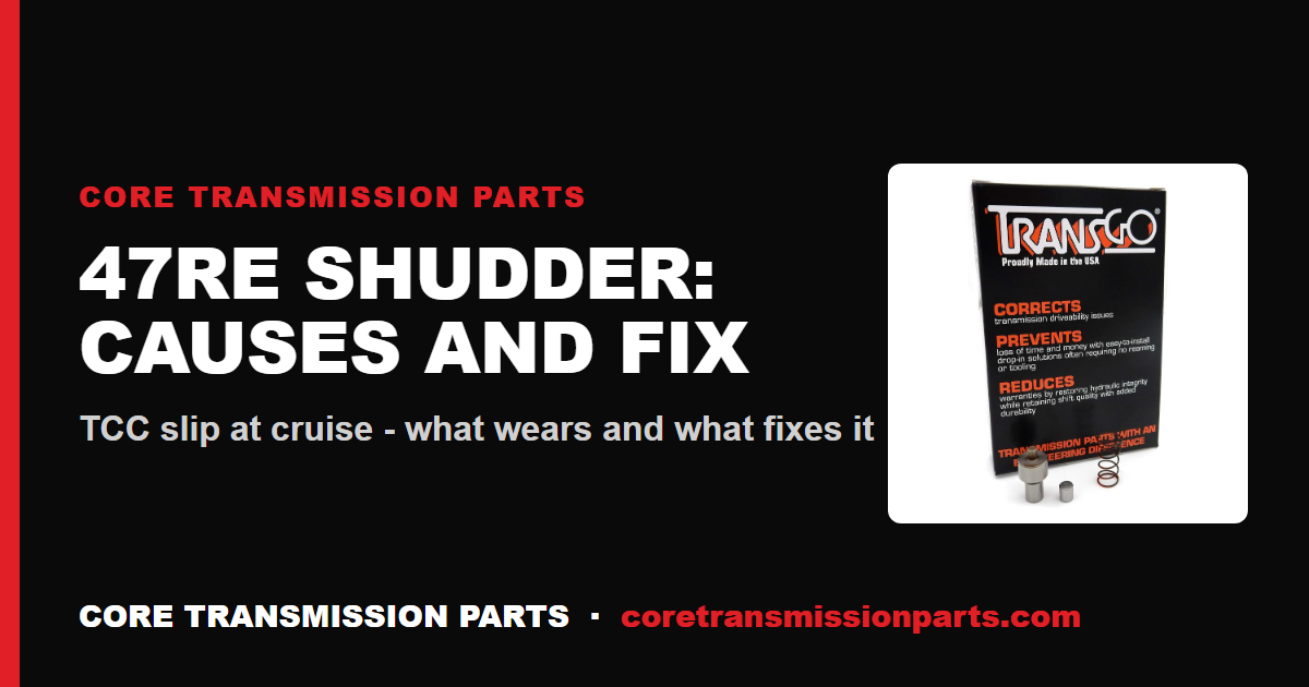 47RE Shudder - Causes and Fix