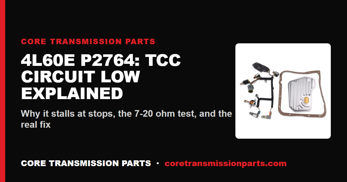 4L60E P2764: What It Means, Causes, and How to Fix It
