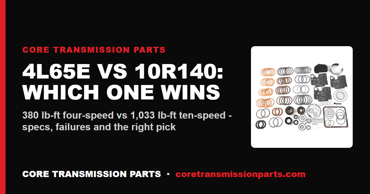 4L65E vs 10R140: Differences and Which One to Choose