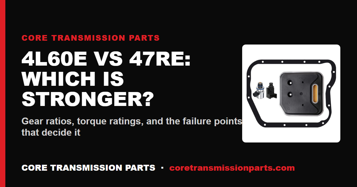 4L60E vs 47RE: Differences, Strength, and Which One to Choose
