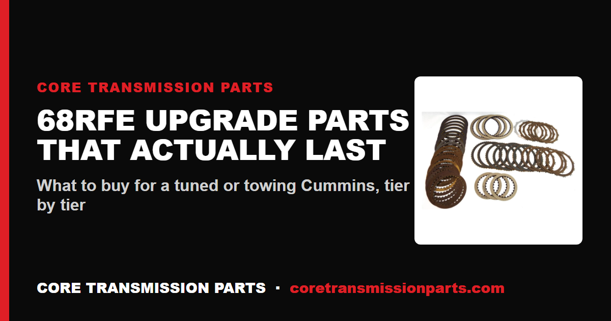 68RFE Upgrade Parts That Actually Last: What to Buy