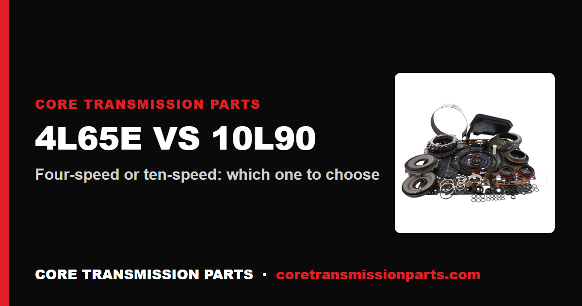 4L65E vs 10L90: Differences and Which One to Choose