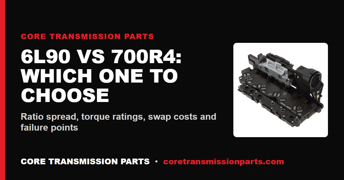 6L90 vs 700R4: Differences and Which One to Choose